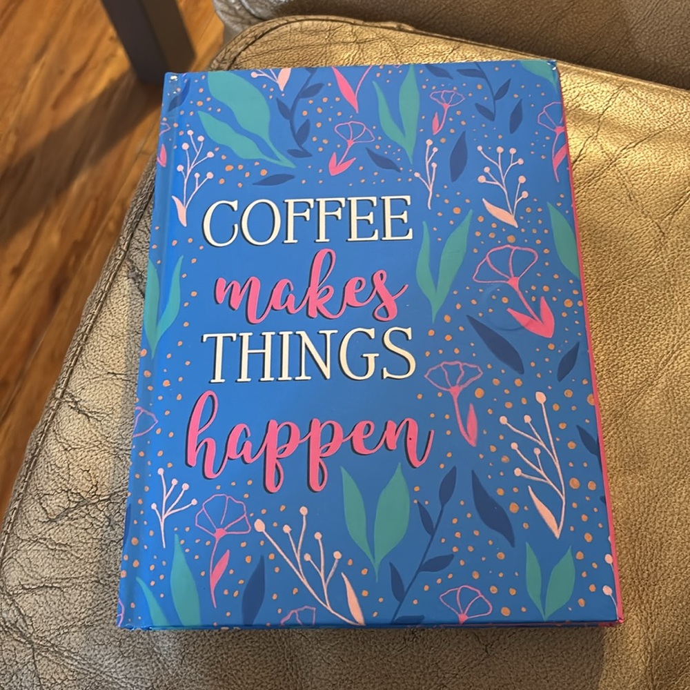 Colorful Coffee-Themed Notebook and pen set - Picture 4 of 7